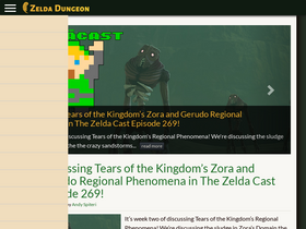 'zeldadungeon.net' screenshot