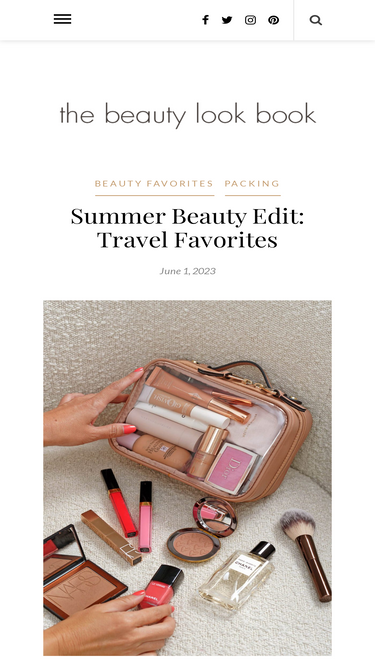 Summer Beauty Edit: Travel Favorites - The Beauty Look Book