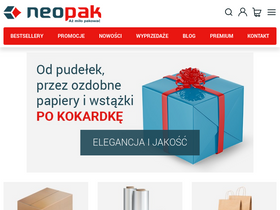 'neopak.pl' screenshot