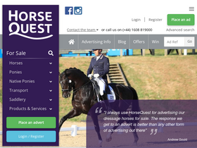 'horsequest.co.uk' screenshot