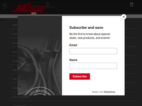 'miltonindustries.com' screenshot