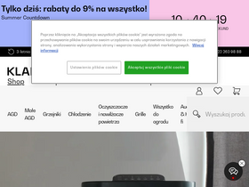 'klarstein.pl' screenshot