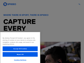 'spiideo.com' screenshot