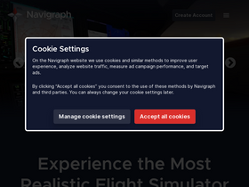 'navigraph.com' screenshot