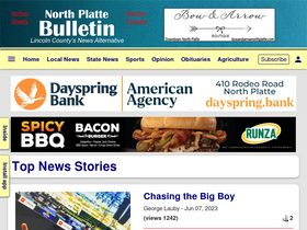 'northplattebulletin.com' screenshot