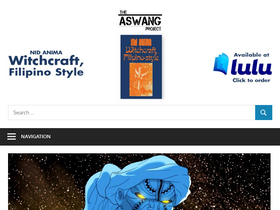 'aswangproject.com' screenshot