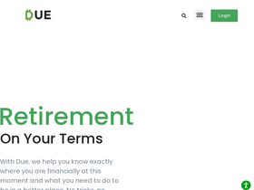 'due.com' screenshot