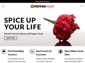 'pepperhead.com' screenshot