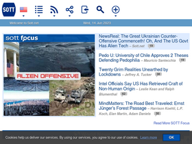 'sott.net' screenshot