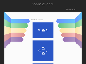 'toon123.com' screenshot