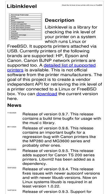 libinklevel.sourceforge.net