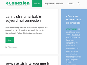 'econnexion.net' screenshot