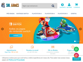 'sirgames.com.br' screenshot
