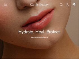 camicbeauty.com website screenshot