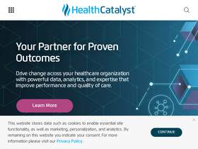 'healthcatalyst.com' screenshot