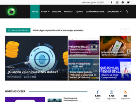 'derechodelared.com' screenshot