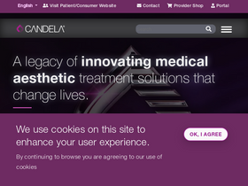 'candelamedical.com' screenshot