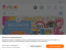 'party.nl' screenshot