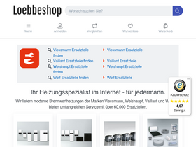 'loebbeshop.de' screenshot
