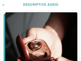 'descriptive.audio' screenshot