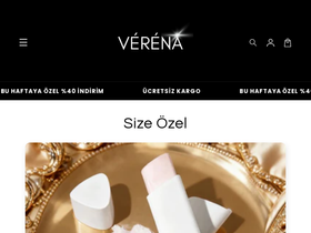 VÉRÉNA homepage screenshot