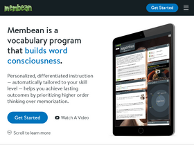 'membean.com' screenshot