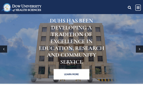 'does.duhs.edu.pk' screenshot