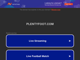 'plentyfoot.com' screenshot