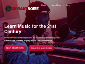 'deviantnoise.com' screenshot
