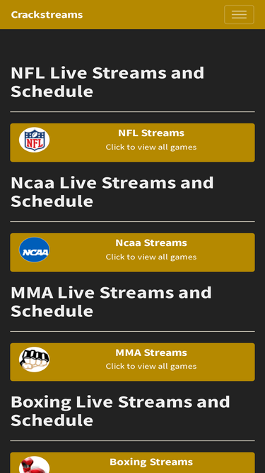 Crackstreams best sale nfl streams