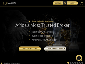 'tdmarkets.com' screenshot