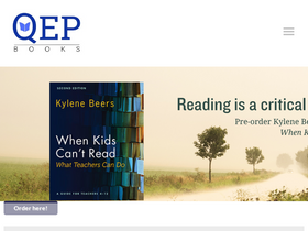 qepbooks.com homepage screenshot