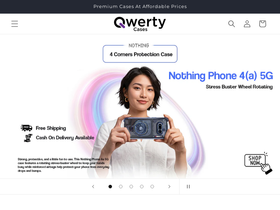 qwertycases.com homepage screenshot