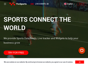 'thesports.com' screenshot