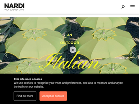 'nardioutdoor.com' screenshot