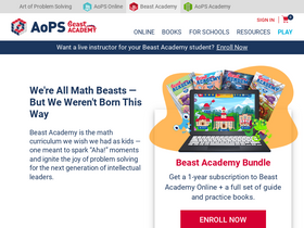 'beastacademy.com' screenshot