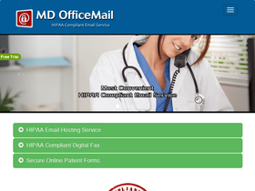 'mdofficemail.com' screenshot