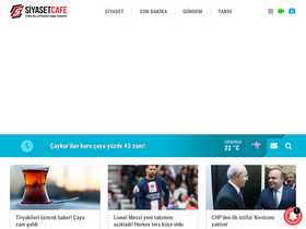 'siyasetcafe.com' screenshot