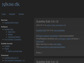 'nikse.dk' screenshot