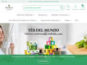 'dieteticacallao.com.ar' screenshot