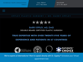'eppleyplasticsurgery.com' screenshot