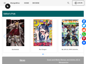 'mangamiso.net' screenshot