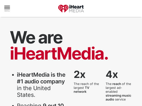 'iheartmedia.com' screenshot