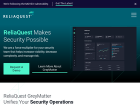 'reliaquest.com' screenshot