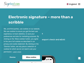 'signhost.com' screenshot