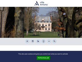 'ville-antony.fr' screenshot