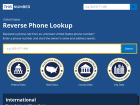 'thisnumber.com' screenshot