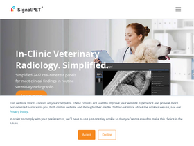 'signalpet.com' screenshot