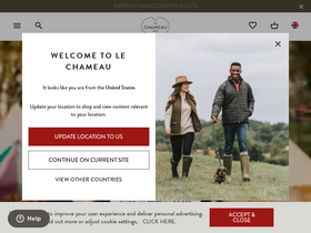 'lechameau.com' screenshot