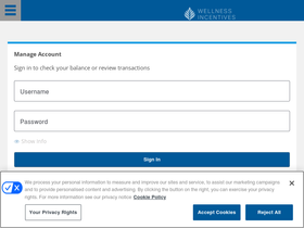 'wellnessincentives.com' screenshot